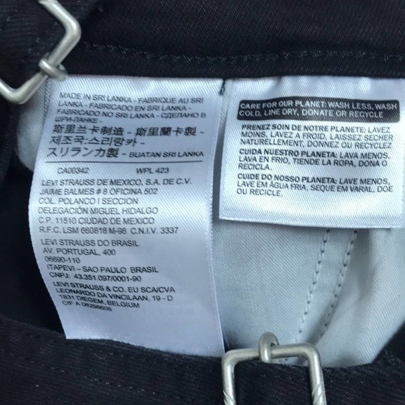 Levi’s Black Skinny‎ Overalls. - Picture 10 of 12